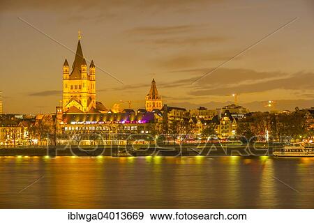 "Great St. Martin Church, Town Hall, old town bank of the Rhine, Cologne, Rhineland, North Rhine-Westphalia, Germany, Europe" View Large Photo Image Stock Photo - "Great St. Martin Church, Town Hall, old town bank of the Rhine, Cologne, Rhineland, North Rhine-Westphalia, Germany, Europe". Fotosearch