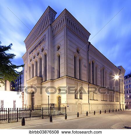 Stock Photo - "Great Synagogue, Stora synagogan, Stockholm, Stockholm County, Sweden, Europe". Fotosearch