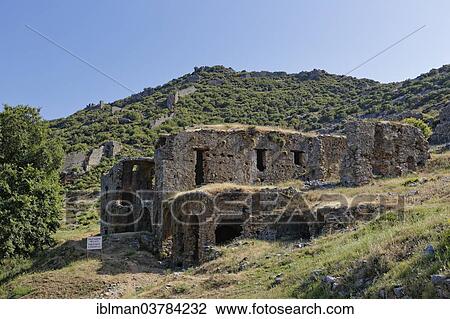 "Great Thermae, ancient city Anemurium, Anamur, Mersin Province, Rugged Cilicia, Turkish Riviera, Turkey, Asia" View Large Photo Image Stock Image - "Great Thermae, ancient city Anemurium, Anamur, Mersin Province, Rugged Cilicia, Turkish Riviera, Turkey, Asia". Fotosearch