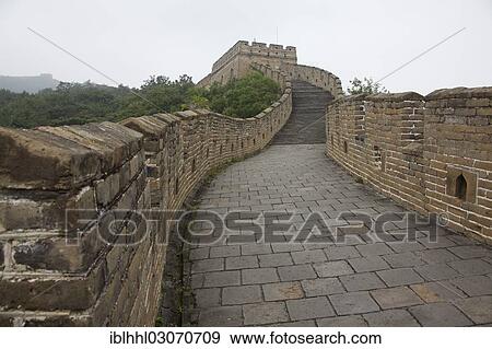Stock Photo - "Great Wall of China, Grosse chinesische Mauer, Beijing, China, People's Republic of China, Asia". Fotosearch