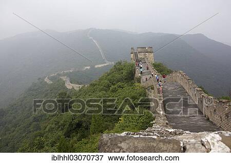 "Great Wall of China, Grosse chinesische Mauer, Beijing, China, People's Republic of China, Asia" View Large Photo Image Stock Photo - "Great Wall of China, Grosse chinesische Mauer, Beijing, China, People's Republic of China, Asia". Fotosearch
