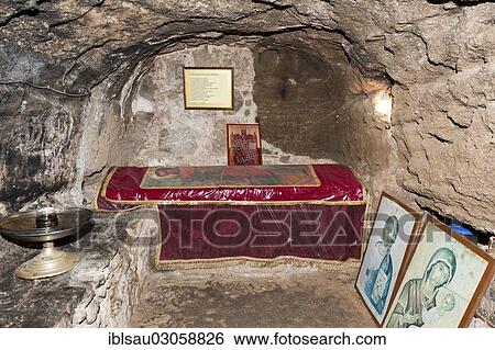 "Greek Orthodox Cathedral, tomb, crypt, grave of St. Barnabas underneath the burial church, St. Barnabas-Kloster, bei Salamis, Turkische Republik Nordzypern, Cyprus, Europe" View Large Photo Image Stock Photograph - "Greek Orthodox Cathedral, tomb, crypt, grave of St. Barnabas underneath the burial church, St. Barnabas-Kloster, bei Salamis, Turkische Republik Nordzypern, Cyprus, Europe". Fotosearch