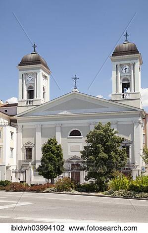 Stock Image - "Greek Orthodox church San Nicolo dei Greci, Trieste, Friuli-Venezia Giulia, Italy, Europe". Fotosearch