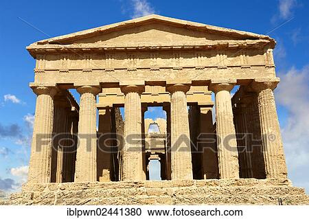 "Greek Temple of Concordia, Agrigento, Sicily, Italy, Europe" View Large Photo Image Stock Image - "Greek Temple of Concordia, Agrigento, Sicily, Italy, Europe". Fotosearch