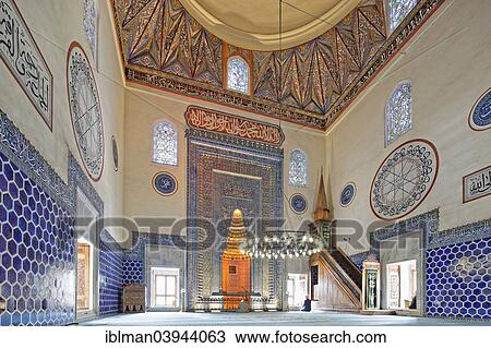 "Green Mosque, Yesil Camii, Bursa, Marmara Region, Turkey, Asia" View Large Photo Image Stock Image - "Green Mosque, Yesil Camii, Bursa, Marmara Region, Turkey, Asia". Fotosearch