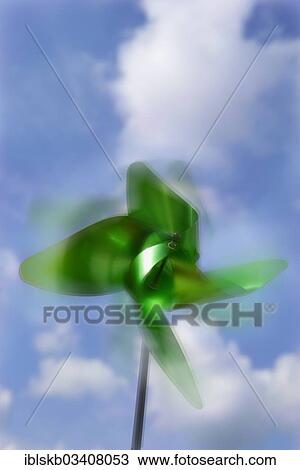 Green pinwheel rotating in the wind View Large Photo Image Stock Image - Green pinwheel rotating in the wind. Fotosearch