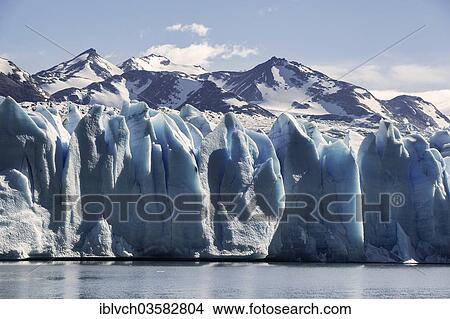 "Grey Glacier, glacier front at the Grey Lake, Torres del Paine National Park, Chile, South America" View Large Photo Image Picture - "Grey Glacier, glacier front at the Grey Lake, Torres del Paine National Park, Chile, South America". Fotosearch