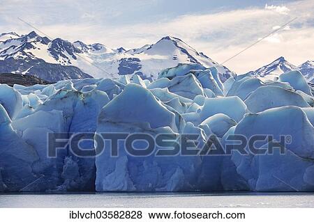 "Grey Glacier, glacier front at the Grey Lake, Torres del Paine National Park, Chile, South America" View Large Photo Image Stock Photo - "Grey Glacier, glacier front at the Grey Lake, Torres del Paine National Park, Chile, South America". Fotosearch