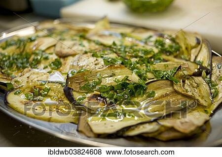 "Grilled aubergine, Italian starter, antipasti" View Large Photo Image Stock Photo - "Grilled aubergine, Italian starter, antipasti". Fotosearch