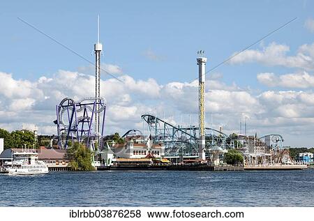 "Grona Lund or Gronan, amusement park, Djurgarden island, Stockholm, Stockholm County, Sweden, Europe" View Large Photo Image Stock Photo - "Grona Lund or Gronan, amusement park, Djurgarden island, Stockholm, Stockholm County, Sweden, Europe". Fotosearch