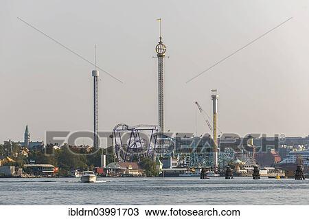 "Grona Lund Tivoli, amusement park, Djurgarden, Stockholm, Sweden, Europe" View Large Photo Image Stock Image - "Grona Lund Tivoli, amusement park, Djurgarden, Stockholm, Sweden, Europe". Fotosearch
