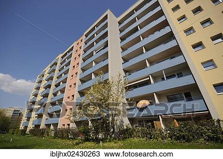 "Gropiussstadt, Gropius City, satellite settlement, large housing estate with 18, 000 apartments, Neukoelln, Berlin, Germany, Europe" View Large Photo Image Stock Image - "Gropiussstadt, Gropius City, satellite settlement, large housing estate with 18, 000 apartments, Neukoelln, Berlin, Germany, Europe". Fotosearch