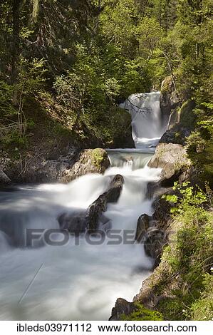 Stock Image - "Groppenstein gorge, Obervellach, Drau, Carinthia, Austria, Europe". Fotosearch