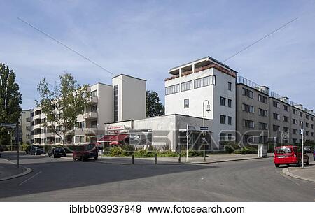 "Grosssiedlung Siemensstadt housing estate, Modernism, New Objectivity, UNESCO World Heritage Site, Charlottenburg-Nord, Berlin, Germany, Europe" View Large Photo Image Stock Photo - "Grosssiedlung Siemensstadt housing estate, Modernism, New Objectivity, UNESCO World Heritage Site, Charlottenburg-Nord, Berlin, Germany, Europe". Fotosearch