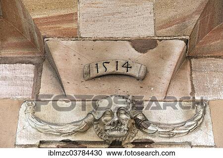 "Grotesque with braids on a doorway from 1514, Full, Nuremberg, Middle Franconia, Bavaria, Germany, Europe" View Large Photo Image Stock Image - "Grotesque with braids on a doorway from 1514, Full, Nuremberg, Middle Franconia, Bavaria, Germany, Europe". Fotosearch