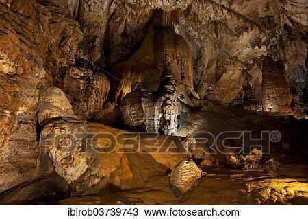 Stock Image - "Grotta di Su Marmuri cave, Ulassai, Sardinia, Italy, Europe". Fotosearch