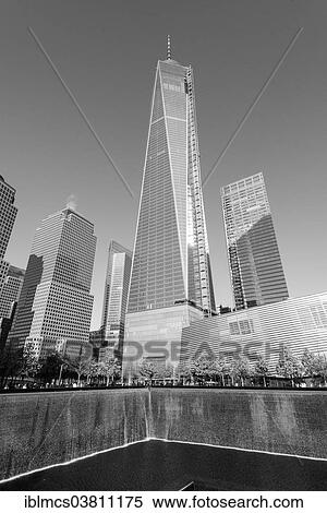 "Ground Zero Memorial with One World Trade Center, Manhattan, New York City, New York, USA" View Large Photo Image Stock Photography - "Ground Zero Memorial with One World Trade Center, Manhattan, New York City, New York, USA". Fotosearch