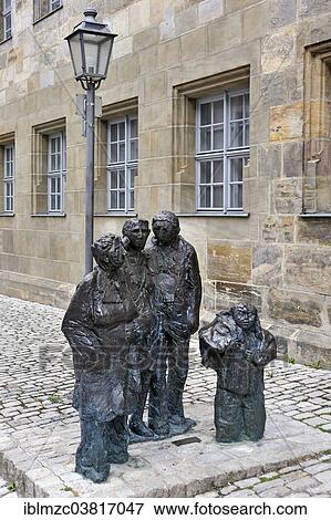 "Group of Figures """"Am Treffpunkt"""" or meeting place by Erika Maria Lankes, 2001, Kirchplatz, Bayreuth, Bavaria, Germany, Europe" View Large Photo Image Stock Photo - "Group of Figures """"Am Treffpunkt"""" or meeting place by Erika Maria Lankes, 2001, Kirchplatz, Bayreuth, Bavaria, Germany, Europe". Fotosearch