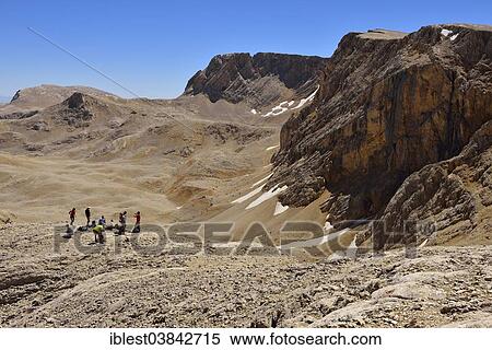 "Group of people hiking on Yedigoller Plateau, Aladaglar National Park, High or Anti-Taurus Mountains, Turkey, Asia" View Large Photo Image Stock Photography - "Group of people hiking on Yedigoller Plateau, Aladaglar National Park, High or Anti-Taurus Mountains, Turkey, Asia". Fotosearch