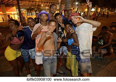 "Group of street children at night in the square in front of the Central do Brasil railway station in the centre of Rio de Janeiro, Rio de Janeiro State, Brazil, South America" View Large Photo Image Stock Image - "Group of street children at night in the square in front of the Central do Brasil railway station in the centre of Rio de Janeiro, Rio de Janeiro State, Brazil, South America". Fotosearch