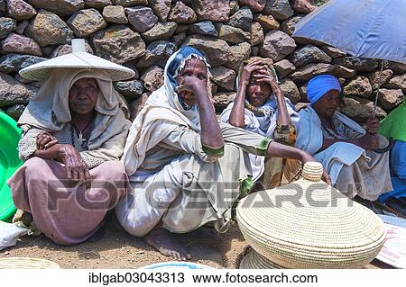 "Group of women, Lalibela market, Lalibela, Amhara Region, Ethiopia, Africa" View Large Photo Image Stock Image - "Group of women, Lalibela market, Lalibela, Amhara Region, Ethiopia, Africa". Fotosearch