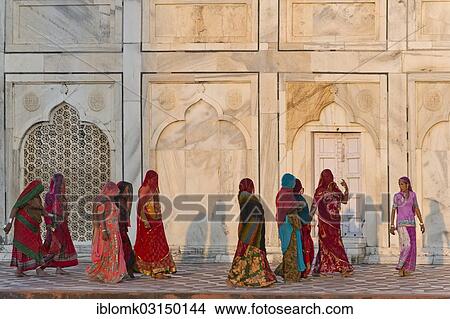"Group of women wearing colourful saris, Taj Mahal, mausoleum, UNESCO World Heritage Site, Agra, Uttar Pradesh, India, Asia" View Large Photo Image Picture - "Group of women wearing colourful saris, Taj Mahal, mausoleum, UNESCO World Heritage Site, Agra, Uttar Pradesh, India, Asia". Fotosearch