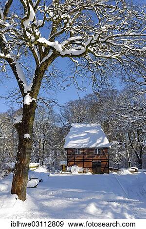 "Gruetzmuehle, historic building in winter, Volksdorf, Hamburg, Hamburg, Germany, Europe" View Large Photo Image Stock Photo - "Gruetzmuehle, historic building in winter, Volksdorf, Hamburg, Hamburg, Germany, Europe". Fotosearch