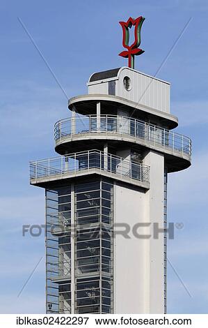 Gruga Tower, Grugapark, Essen, North Rhine-Westphalia, Germany, Europe View Large Photo Image Stock Photo - Gruga Tower, Grugapark, Essen, North Rhine-Westphalia, Germany, Europe. Fotosearch