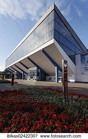 Grugahalle event hall, Grugapark, Essen, North Rhine-Westphalia, Germany, Europe View Large Photo Image Stock Photo - Grugahalle event hall, Grugapark, Essen, North Rhine-Westphalia, Germany, Europe. Fotosearch