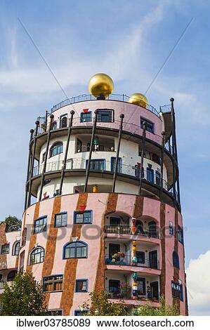 "Grune Zitadelle or Green Citadel, Hundertwasser-building, Magdeburg, Saxony-Anhalt, Germany, Europe" View Large Photo Image Stock Photo - "Grune Zitadelle or Green Citadel, Hundertwasser-building, Magdeburg, Saxony-Anhalt, Germany, Europe". Fotosearch