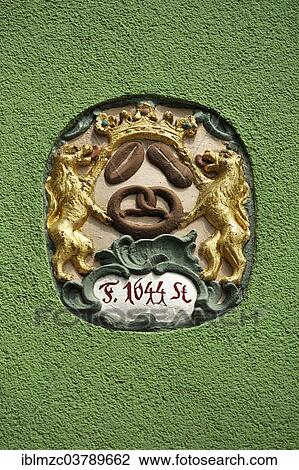 "Guild sign of the bakers from 1644 on a bakery, Rothenburg ob der Tauber, Middle Franconia, Bavaria, Germany, Europe" View Large Photo Image Stock Image - "Guild sign of the bakers from 1644 on a bakery, Rothenburg ob der Tauber, Middle Franconia, Bavaria, Germany, Europe". Fotosearch
