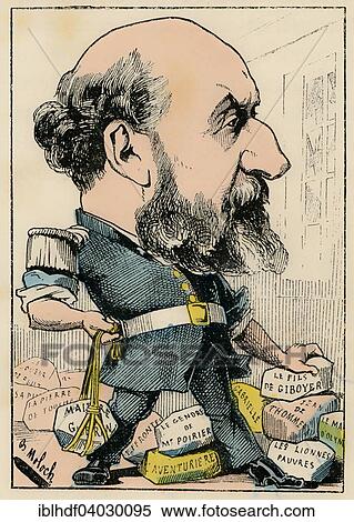 "Guillaume Victor Emile Augier, a French dramatist, member of the Academie francaise, political caricature, 1882, by Alphonse Hector Colomb pseudonym B. Moloch, a French caricaturist" View Large Photo Image Stock Photography - "Guillaume Victor Emile Augier, a French dramatist, member of the Academie francaise, political caricature, 1882, by Alphonse Hector Colomb pseudonym B. Moloch, a French caricaturist". Fotosearch