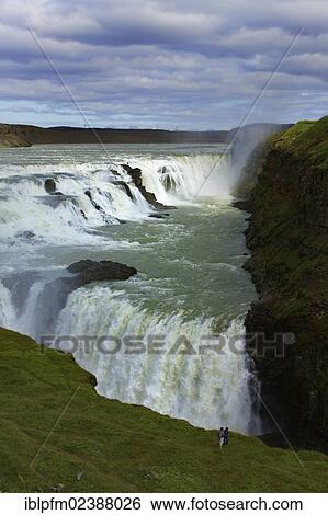 "Gullfoss waterfall, Hvita river, Iceland, Europe" View Large Photo Image Stock Photograph - "Gullfoss waterfall, Hvita river, Iceland, Europe". Fotosearch
