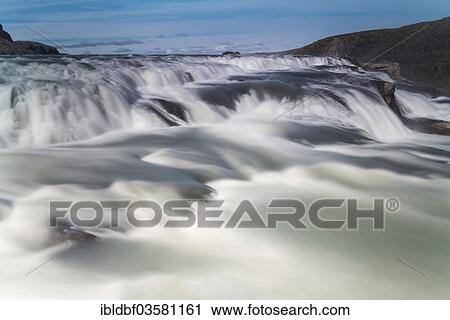 "Gullfoss waterfall on river Hvita, Tal Haukadalur, Golden Circle, Suourland, Island, Southern Region, Iceland, Europe" View Large Photo Image Stock Image - "Gullfoss waterfall on river Hvita, Tal Haukadalur, Golden Circle, Suourland, Island, Southern Region, Iceland, Europe". Fotosearch