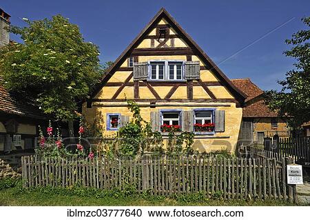 "Hackerhaus building, originally from Ergersheim, built in 1706, relocated to the Franconian Open Air Museum in Bad Windsheim, Middle Franconia, Bavaria, Germany, Europe" View Large Photo Image Stock Image - "Hackerhaus building, originally from Ergersheim, built in 1706, relocated to the Franconian Open Air Museum in Bad Windsheim, Middle Franconia, Bavaria, Germany, Europe". Fotosearch