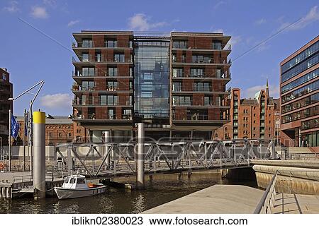 Stock Image - "HafenCity, Hamburg, Germany, Europe". Fotosearch