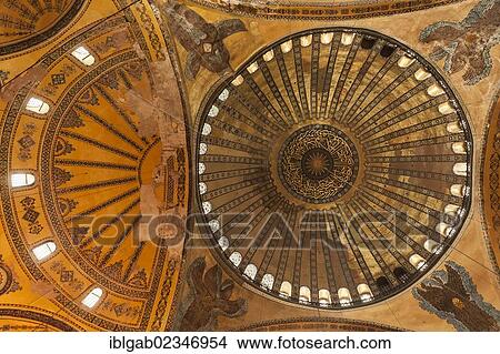 "Hagia Sophia, interior, Istanbul, Turkey, Asia" View Large Photo Image Picture - "Hagia Sophia, interior, Istanbul, Turkey, Asia". Fotosearch