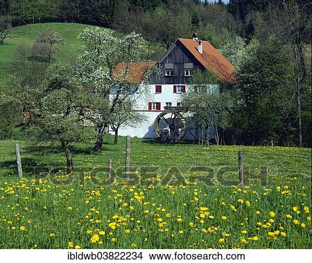 "Hagmuhle, a former water mill, Wangen, Baden-Wurttemberg, Germany, Europe" View Large Photo Image Picture - "Hagmuhle, a former water mill, Wangen, Baden-Wurttemberg, Germany, Europe". Fotosearch