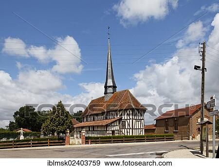 "Half-timbered church of Bailly-le-Franc, Via Francigena, Montier-en-Der, department of Haute-Marne, Champagne-Ardenne region, France, Europe" View Large Photo Image Stock Photo - "Half-timbered church of Bailly-le-Franc, Via Francigena, Montier-en-Der, department of Haute-Marne, Champagne-Ardenne region, France, Europe". Fotosearch
