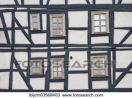 "Half-timbered facade, Bad Hersfeld, Hesse, Germany, Europe" View Large Photo Image Stock Image - "Half-timbered facade, Bad Hersfeld, Hesse, Germany, Europe". Fotosearch