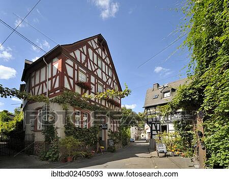 "Half-timbered house, Braubach, Rhein-Lahn-Kreis district, Rhineland-Palatinate, Germany, Europe" View Large Photo Image Stock Image - "Half-timbered house, Braubach, Rhein-Lahn-Kreis district, Rhineland-Palatinate, Germany, Europe". Fotosearch