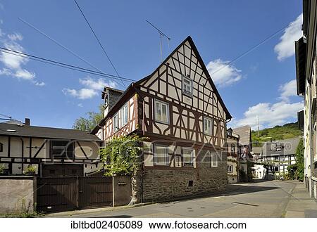 "Half-timbered house, Braubach, Rhein-Lahn-Kreis district, Rhineland-Palatinate, Germany, Europe" View Large Photo Image Stock Photo - "Half-timbered house, Braubach, Rhein-Lahn-Kreis district, Rhineland-Palatinate, Germany, Europe". Fotosearch