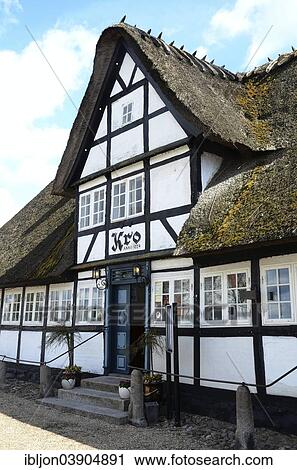 "Half-timbered house, Ollerup, Fyn, Denmark, Europe" View Large Photo Image Stock Image - "Half-timbered house, Ollerup, Fyn, Denmark, Europe". Fotosearch