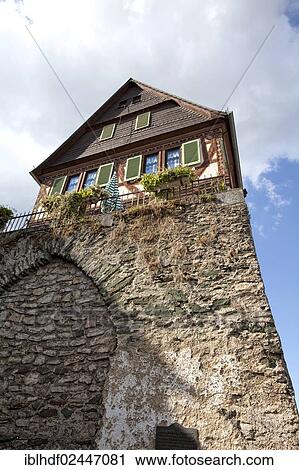 "Half-timbered house on the city walls, Braunfels, Hesse, Germany, Europe" View Large Photo Image Stock Image - "Half-timbered house on the city walls, Braunfels, Hesse, Germany, Europe". Fotosearch
