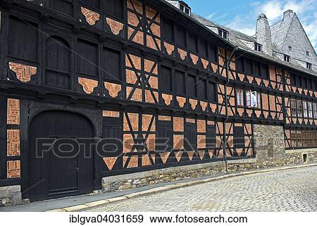 "Half-timbered house Siemenshouse, historic centre, UNESCO World Heritage Site, Goslar, Harz, Lower Saxony, Germany, Europe" View Large Photo Image Stock Photo - "Half-timbered house Siemenshouse, historic centre, UNESCO World Heritage Site, Goslar, Harz, Lower Saxony, Germany, Europe". Fotosearch