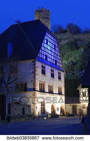 "Half-timbered house underneath Chateau de Kaysersberg, Hohenstaufen castle, Kaysersberg, Haut-Rhin, Alsace, France, Europe" View Large Photo Image Stock Photo - "Half-timbered house underneath Chateau de Kaysersberg, Hohenstaufen castle, Kaysersberg, Haut-Rhin, Alsace, France, Europe". Fotosearch