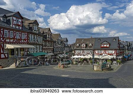 "Half-timbered houses and fountains, market square, historic centre, Braunfels, Hesse, Germany, Europe" View Large Photo Image Stock Image - "Half-timbered houses and fountains, market square, historic centre, Braunfels, Hesse, Germany, Europe". Fotosearch