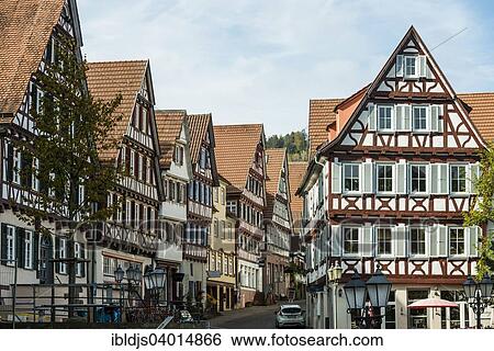 "Half-timbered houses at the town square, Calw, Black Forest, Baden-Wurttemberg, Germany, Europe" View Large Photo Image Stock Photograph - "Half-timbered houses at the town square, Calw, Black Forest, Baden-Wurttemberg, Germany, Europe". Fotosearch