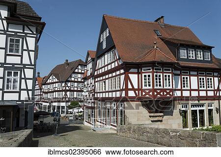 "Half-timbered houses, Bartenwetzer Bruecke bridge, Melsungen, North Hesse, Hesse, Germany, Europe" View Large Photo Image Stock Photograph - "Half-timbered houses, Bartenwetzer Bruecke bridge, Melsungen, North Hesse, Hesse, Germany, Europe". Fotosearch