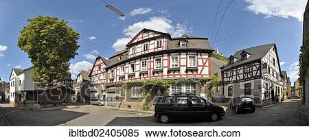 "Half-timbered houses, Braubach, Rhein-Lahn-Kreis district, Rhineland-Palatinate, Germany, Europe" View Large Photo Image Stock Photography - "Half-timbered houses, Braubach, Rhein-Lahn-Kreis district, Rhineland-Palatinate, Germany, Europe". Fotosearch